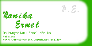 monika ermel business card